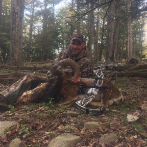 Hunter with Corsican Ram